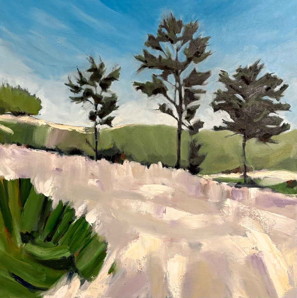 Summer Field, a 2025 oil painting by Richard Merz.